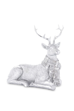 Deer Elegance, świąteczna figurka renifer C, wym.19.5x9x20cm