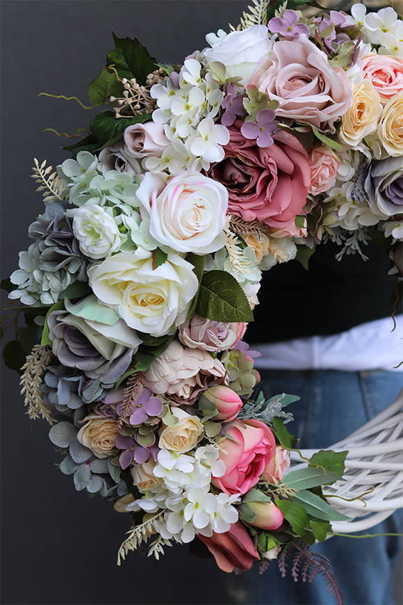 Rosalisa, ozdobny wianek na drzwi