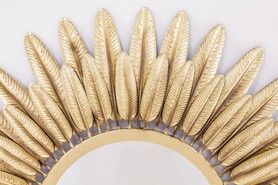 lustro Casablanca Margerita w ozdobnej ramie, wym.77.5x77.5x3cm