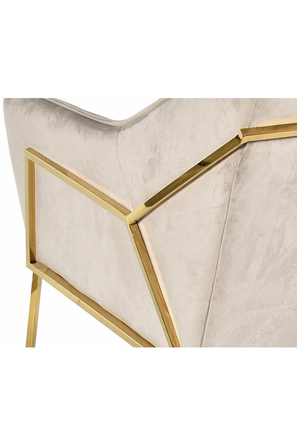 Glamour Nude, fotel welurowy tendom.pl