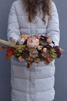 Autumn Heart Volcan, jesienna dekoracja nagrobna serce