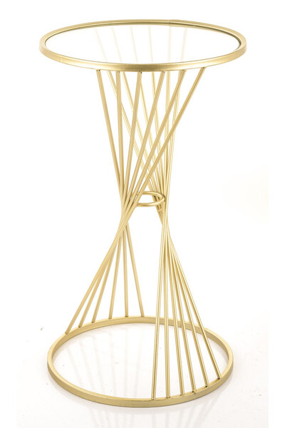 Gatsby, stolik boczny ze szklanym blatem tendom.pl