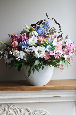 Czarująca Wiosna Nova 2, kompozycja kwiatowa, wym.44x60cm 