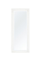 Palazzo White lustro w białej ramie