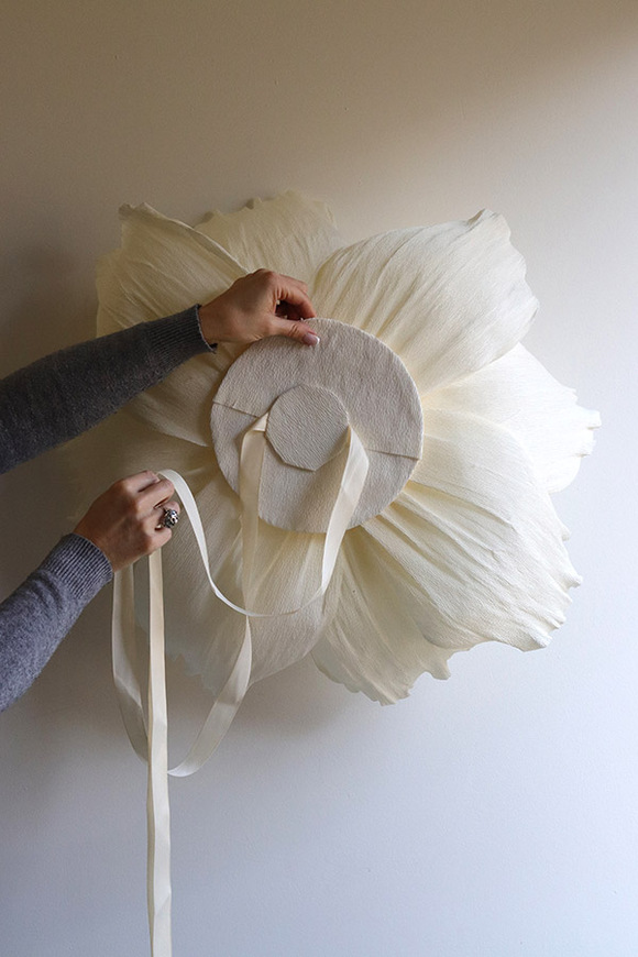 Paper Flower, ręcznie robiony kwiat papierowy wiszący