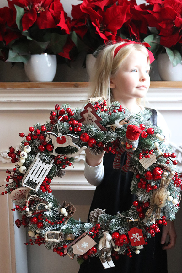 Radość Dzieciństwa 2, duży bożonarodzeniowy wianek