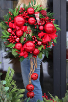 Classic American Christmas, świąteczny wianek do powieszenia