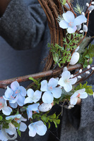 Jajo Wielkanocne Biel, wiosenny wianek z ptaszkiem