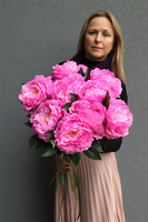 Peonie Pink, bukiet sztucznych kwiatów