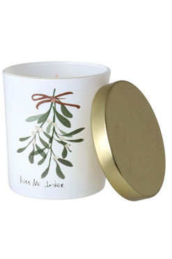 Kiss Me, świeca zapachowa w szkle, róża i eukaliptus, 130g