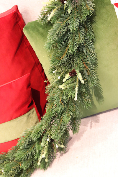 Natural Christmas Tuja, gęsta girlanda świąteczna