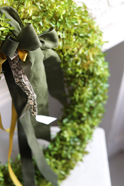 wysokiej jakości zielony wianek, Wielkanocna Ozdoba