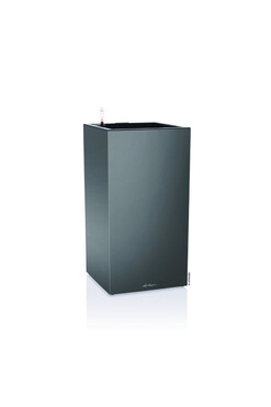 Canto Premium LED, podświetlana doniczka z nawadnianiem, antracyt, wym.76x40cm