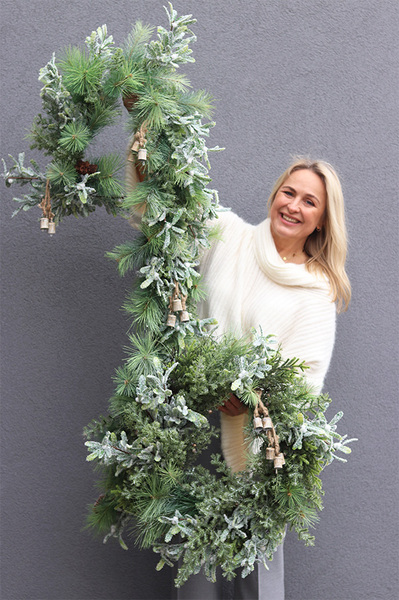 Winter House, zimowa girlanda dekoracyjna