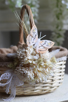 dekorowany koszyczek wielkanocny, Velia, wys.26cm