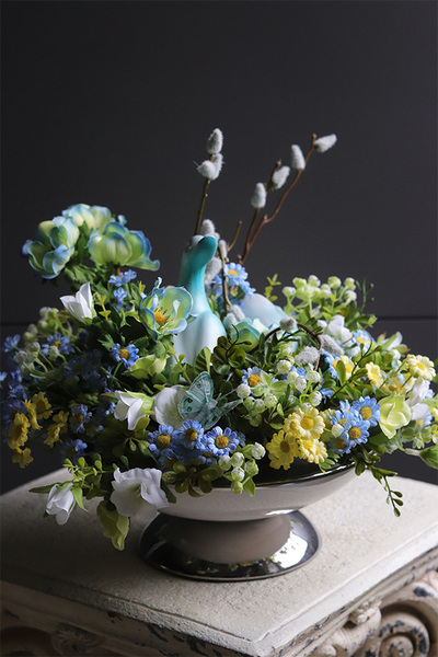 Wielkanoc na Wsi, stroik wielkanocny z gąskami