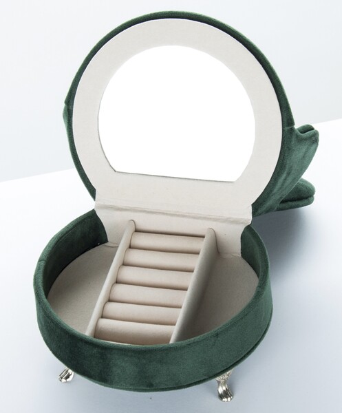 szkatułka / puzderko Florencja Fotel Malachit, wym.18x15.5x13cm