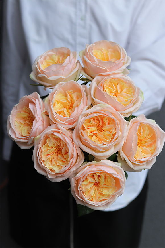 Herbaciane Róże Deluxe, bukiet gumowych róż