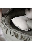 Heart Pillow, lniana poduszka w kształcie serca