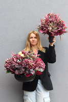 Katarina Deluxe, komplet dekoracji nagrobnych, kompozycja + bukiet