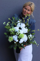 Monolina, bukiet nagrobny we wkładzie