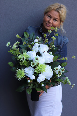 Monolina, bukiet nagrobny we wkładzie, dł.50cm 