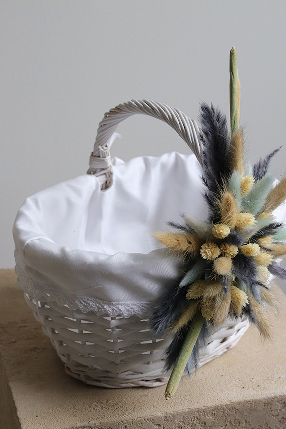 Suszkovo, dekorowany koszyczek wielkanocny