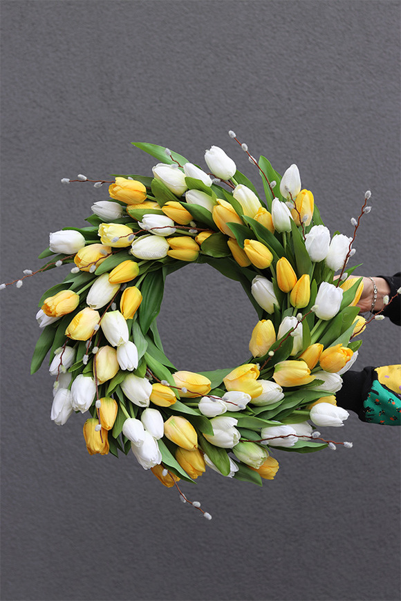 wiosenny wianek z tulipanów, Witaj Wiosno Tulipanowo