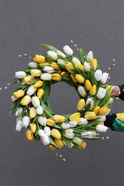 wiosenny wianek z tulipanów, Witaj Wiosno Tulipanowo