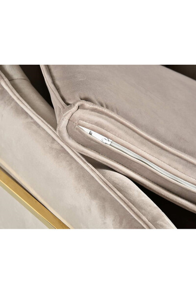 Glamour Nude, fotel welurowy tendom.pl