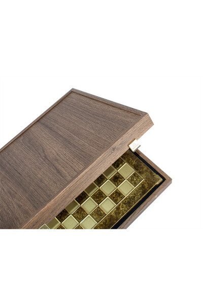 Renesans, ekskluzywne szachy z metalowa szachownicą