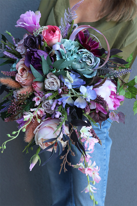 Serenada, bukiet nagrobny we wkładzie