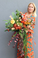 Ladies First Pumpkin B, jesienna kompozycja, wym.45x50cm