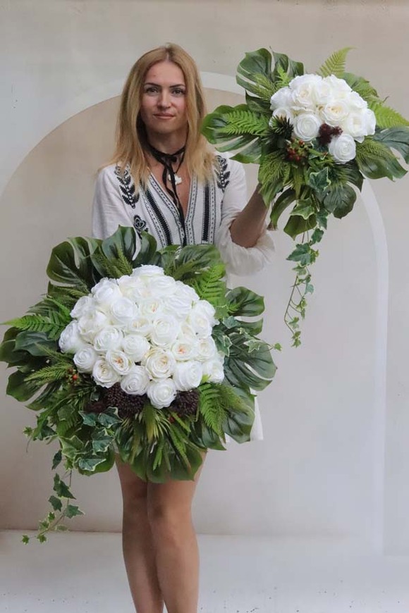 Culli Rose, zestaw dekoracji nagrobnych