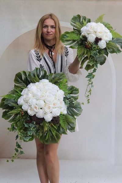 Culli Rose, zestaw dekoracji nagrobnych