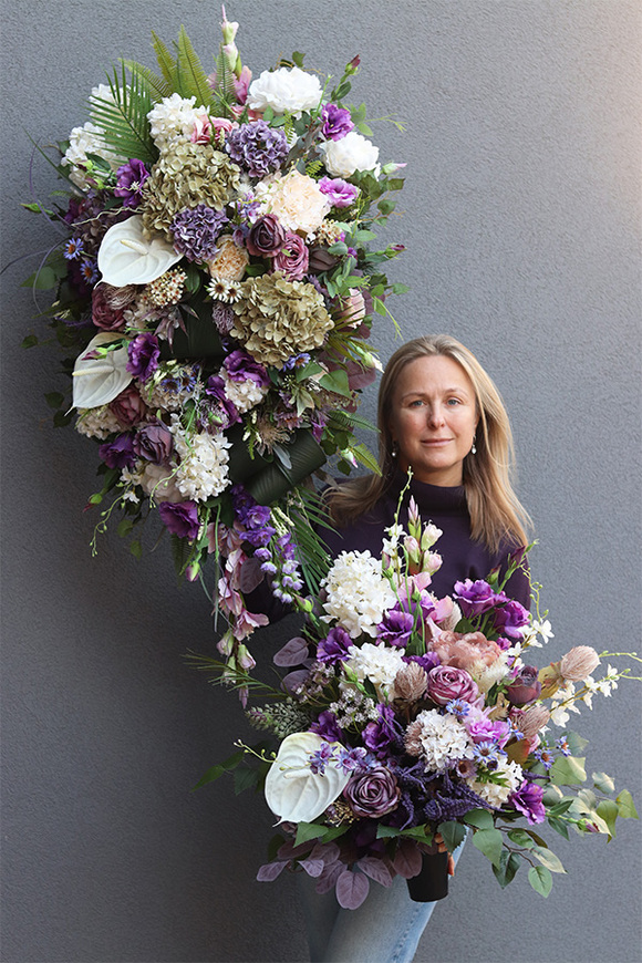 Fioleti 2, fioletowa wiązanka nagrobna