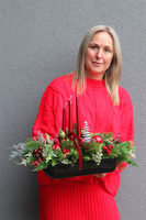 Klasyczny Dekor, adwentowy stroik ze świecami