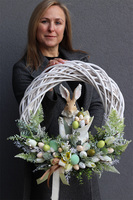 uroczy wianek, Zając Wielkanocny XXL