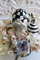 Wielkanocna Szachownica 2, stroik wielkanocny na paterze