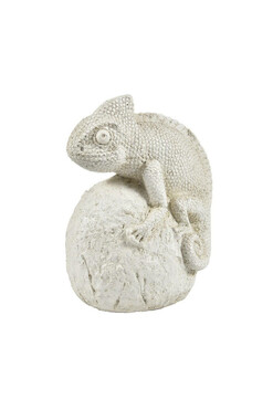 Cremona Kameleon, figurka dekoracyjna jaszczurka, wym.19.5x15x11cm 