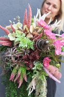 Hegema, zielona kompozycja wisząca