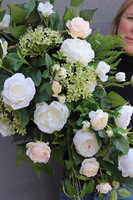 Weiss 2, zestaw dekoracji nagrobnych, kompozycja + bukiet