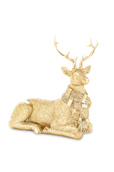 Deer Elegance, świąteczna figurka renifer