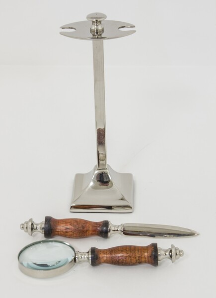 Arizona, zestaw gabinetowy, lupa i nóż do listów, wys.19cm