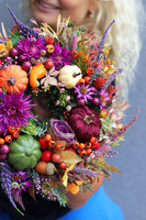 Kreona Autumn, jesienny wianek z owocami