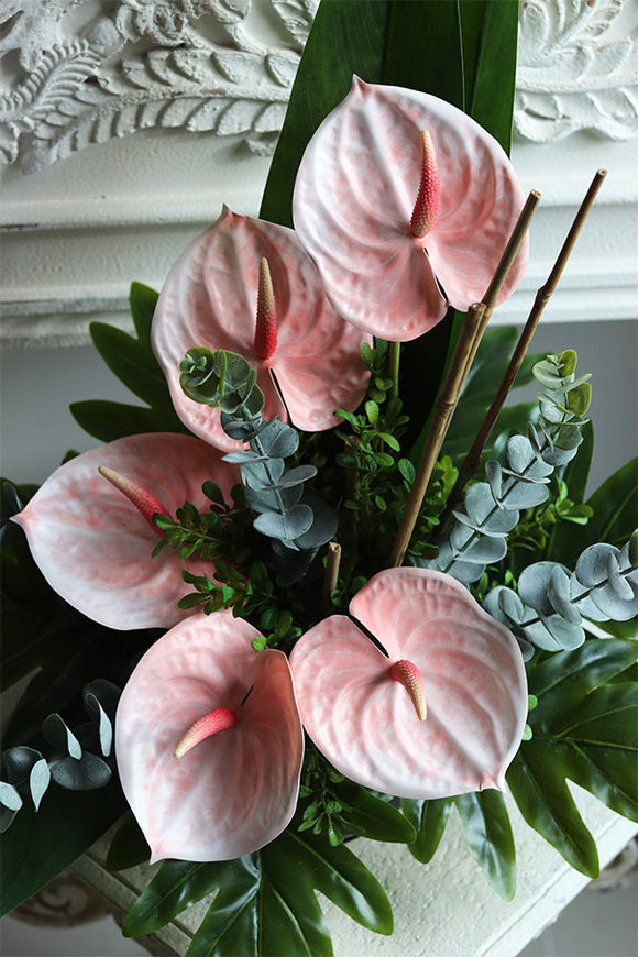 Anturium Pink, dekoracja nagrobna
