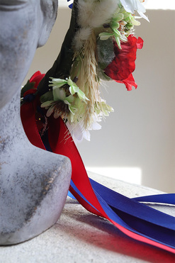 Słowiański 2, kwiatowy wianek na głowę, rozmiar uniwersalny