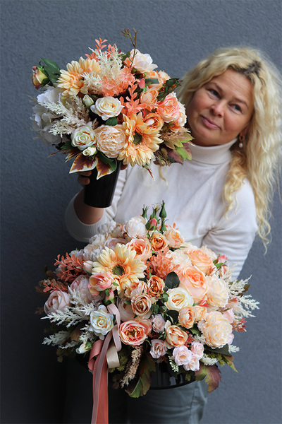 Morelli 2, bukiet nagrobny we wkładzie