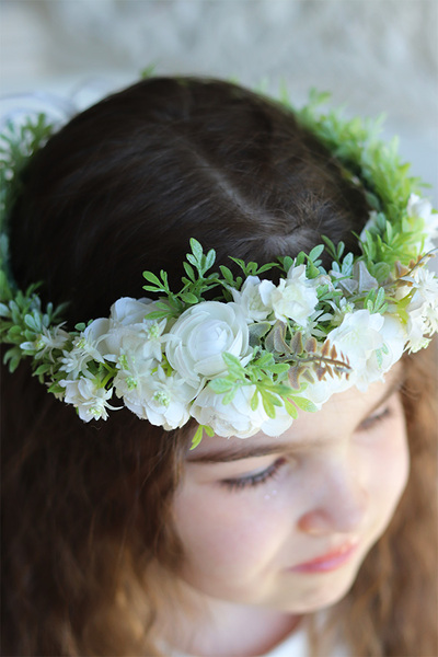 Lissa New, komunijny wianek na głowę, rozmiar uniwersalny