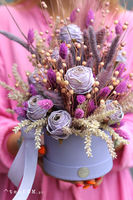 Orfitta Violet, flowerbox boho z suszem